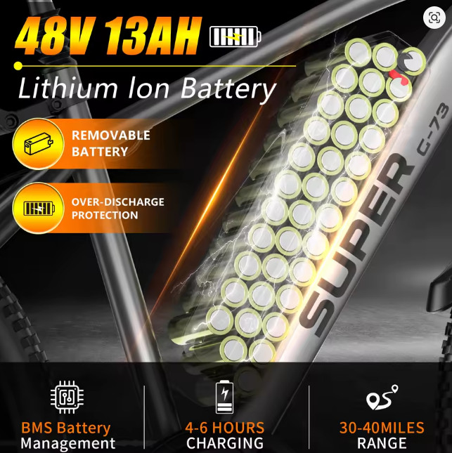 UPlee G73 250w Adult Ebike